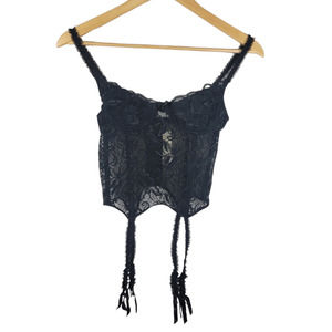 Vintage Victoria's Secret Gold Label Bustier Top 34B